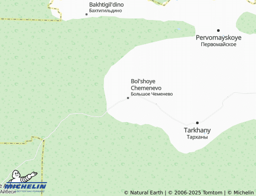 MICHELIN Bol'shoye Chemenevo map - ViaMichelin