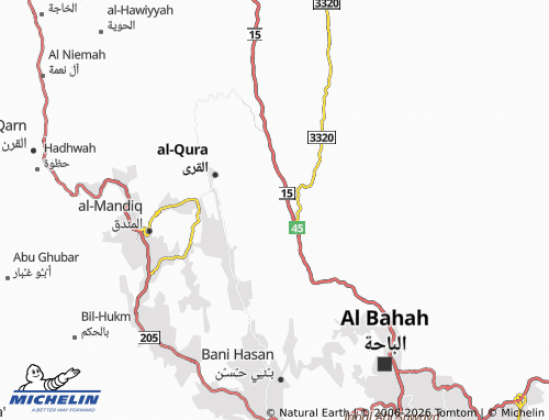 MICHELIN-Landkarte al-Majd - ViaMichelin