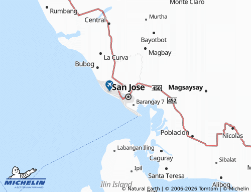 Mappa MICHELIN Barangay 2 - ViaMichelin