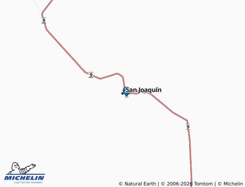 MICHELIN San Joaquín map - ViaMichelin