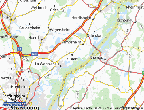 Mapa MICHELIN Kilstett - ViaMichelin