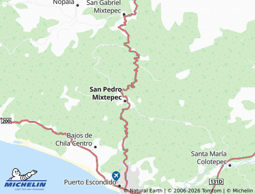 MICHELIN Santa Cruz map - ViaMichelin