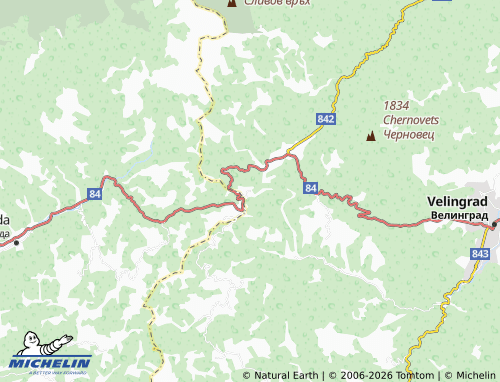 MICHELIN Pashovi map - ViaMichelin