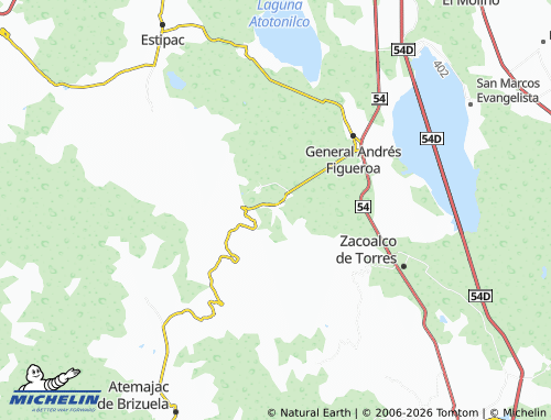 Mappa MICHELIN Barranca de Santa Clara - ViaMichelin