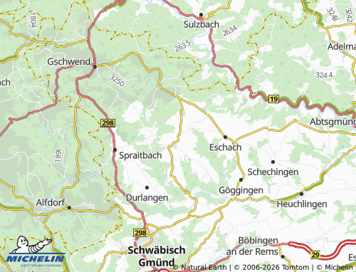 MICHELIN Tonolzbronn map - ViaMichelin
