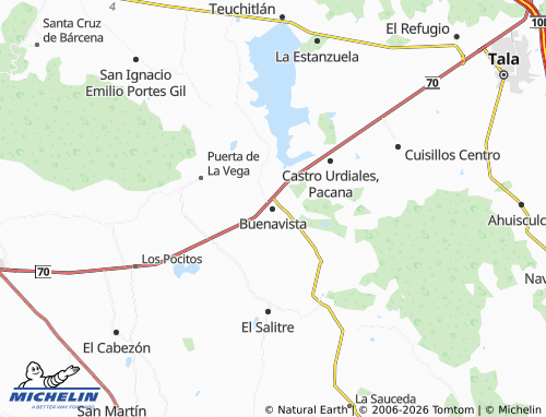 Mapa MICHELIN Buenavista - ViaMichelin