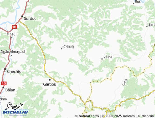 MICHELIN Poiana Onții map - ViaMichelin
