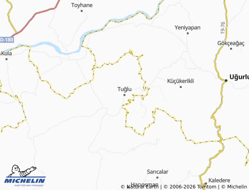 MICHELIN Tuğlu map - ViaMichelin