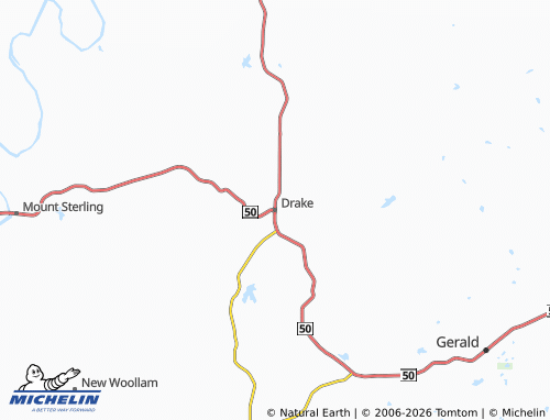 Carte MICHELIN Drake - ViaMichelin