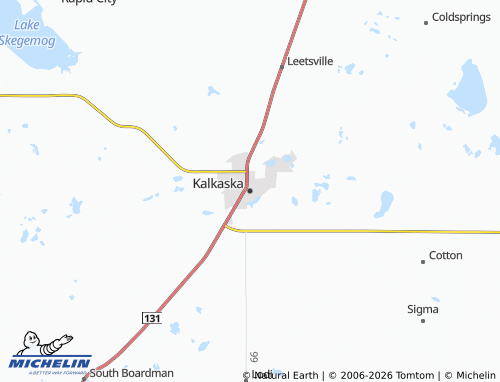 Carte MICHELIN Kalkaska - ViaMichelin