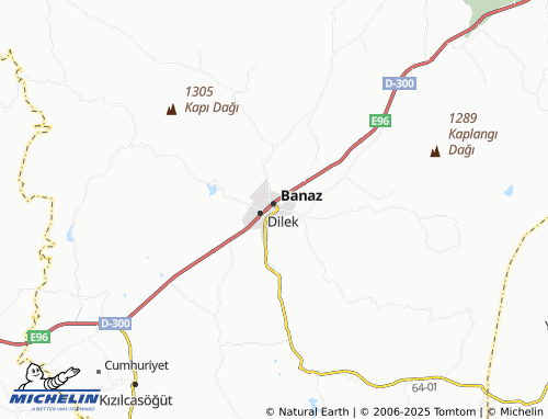 MICHELIN Cumhuriyet map - ViaMichelin