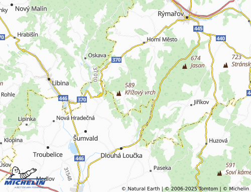 MICHELIN Ruda map - ViaMichelin