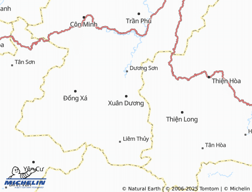 MICHELIN Xuân Dương map - ViaMichelin