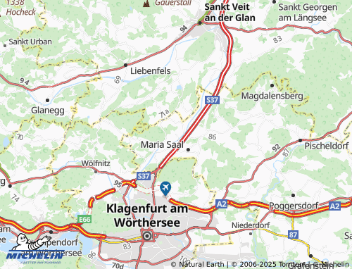 MICHELIN Kuchling map - ViaMichelin
