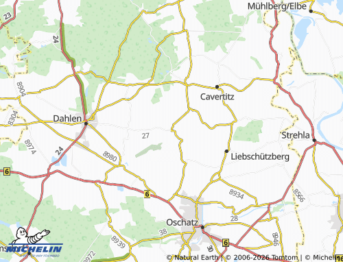 MICHELIN-Landkarte Lampertswalde - ViaMichelin