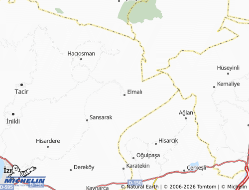 MICHELIN Elmalı map - ViaMichelin
