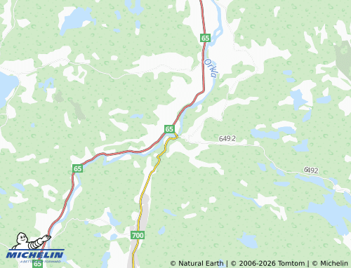 MICHELIN Svorkmo map - ViaMichelin