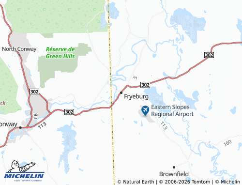 Mapa MICHELIN Fryeburg - ViaMichelin
