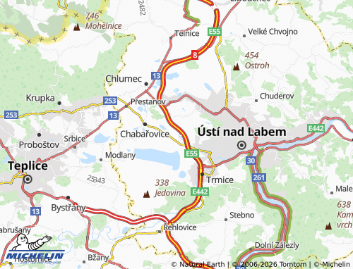 Mappa MICHELIN Hrbovice - ViaMichelin