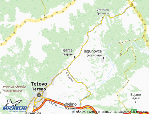 Mapa MICHELIN Tearce - ViaMichelin