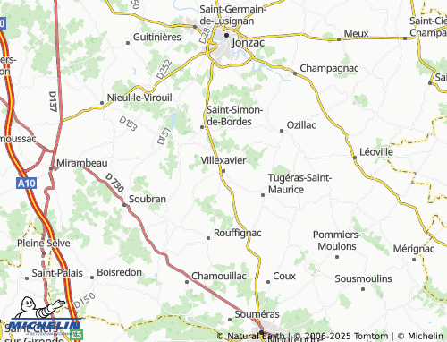 Carte MICHELIN Villexavier - ViaMichelin