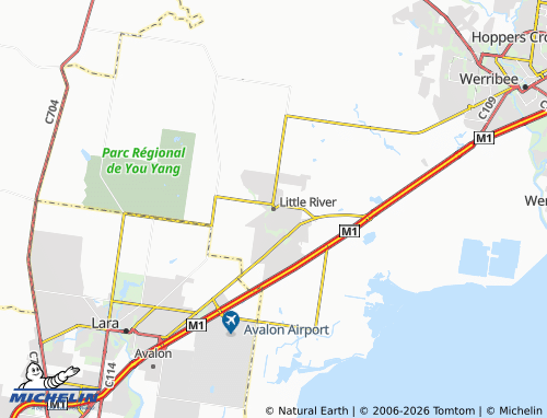 Mapa MICHELIN Little River - ViaMichelin