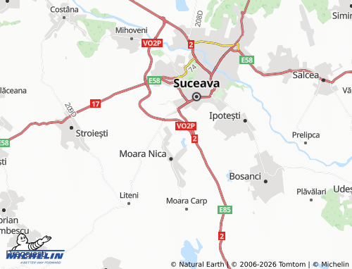 MICHELIN Bulai map - ViaMichelin