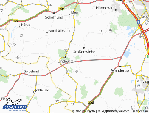 MICHELIN Lüngerau map - ViaMichelin