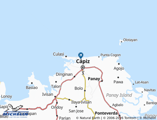MICHELIN Baybay map - ViaMichelin