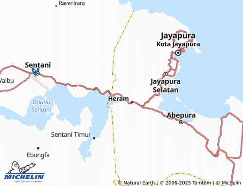 MICHELIN Kampung Waena map - ViaMichelin