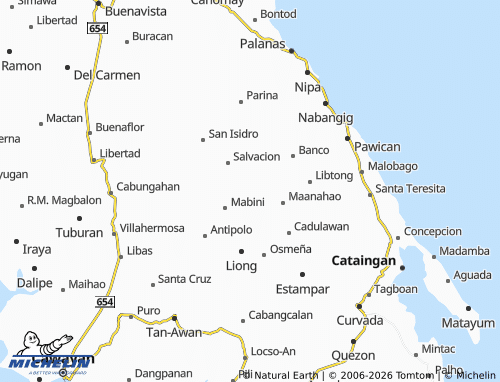 MICHELIN Maanahao map - ViaMichelin