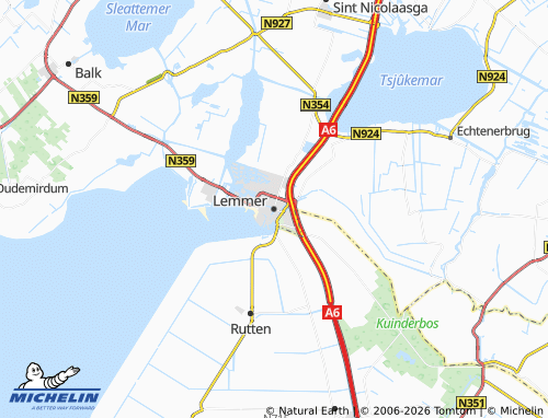 Carte MICHELIN Lemmer - ViaMichelin