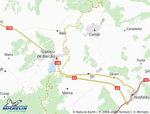 Mapa MICHELIN Leșmir - ViaMichelin
