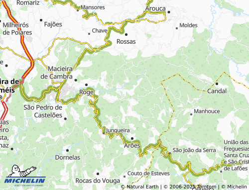 MICHELIN-Landkarte Tabaçô - ViaMichelin
