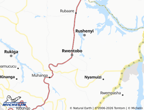 Mappa MICHELIN Rwentobo - ViaMichelin