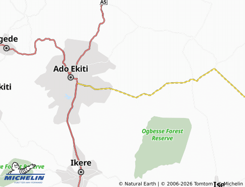 Mappa MICHELIN Erifun - ViaMichelin