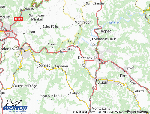 Mapa MICHELIN Esperabes - ViaMichelin