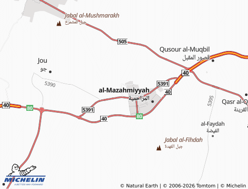 MICHELIN-Landkarte al-Jami'ah - ViaMichelin