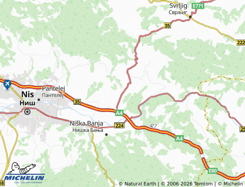 Mapa MICHELIN Malča - ViaMichelin