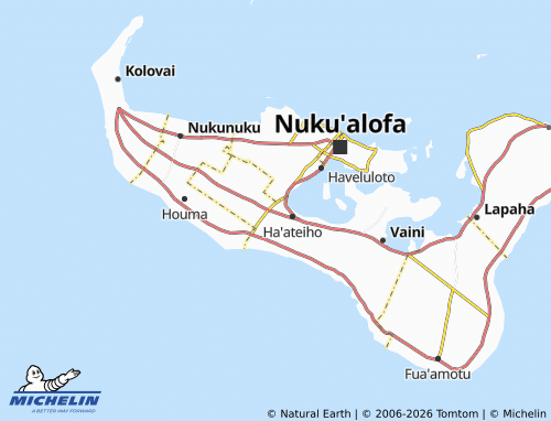 MICHELIN Tokomololo map - ViaMichelin
