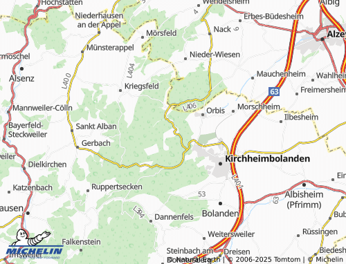 MICHELIN Rothenkircherhof map - ViaMichelin