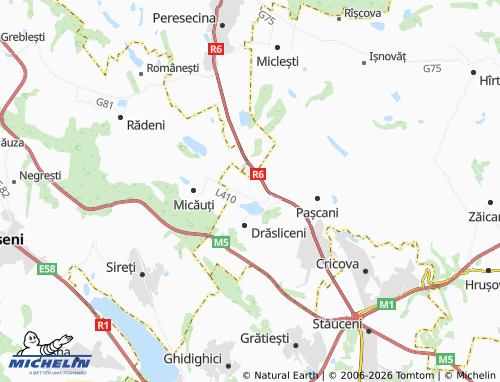 Mappa MICHELIN Logănești - ViaMichelin
