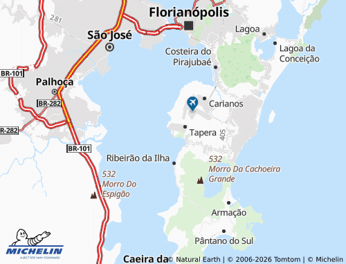 Mapa MICHELIN Taperada Base - ViaMichelin