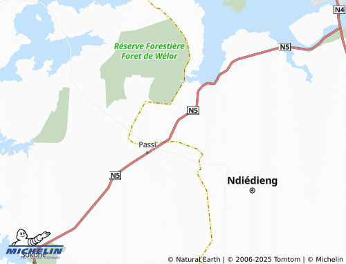 MICHELIN-Landkarte Bandoulou - ViaMichelin
