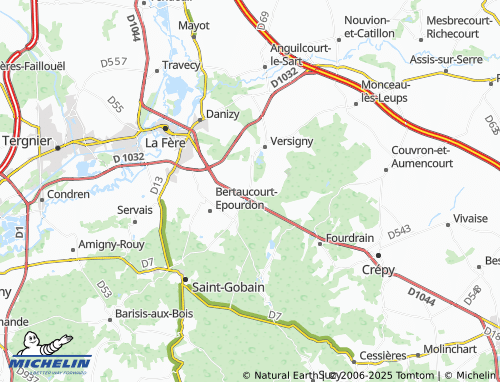 MICHELIN Fressancourt map - ViaMichelin