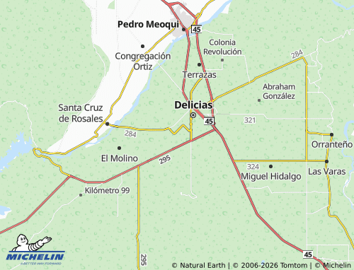 Mapa MICHELIN Valle Dorado - ViaMichelin