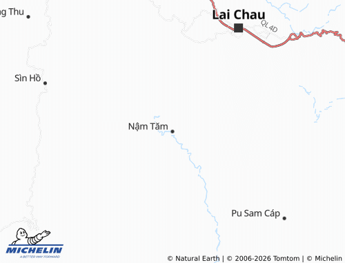 Mapa MICHELIN Nậm Tăm - ViaMichelin