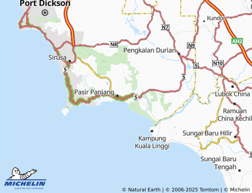 Carte MICHELIN Taman Bukit Cendana - ViaMichelin