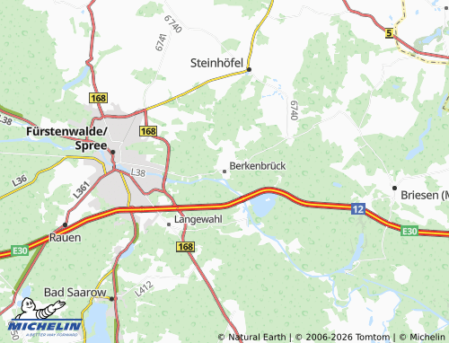 Mappa MICHELIN Berkenbrück - ViaMichelin