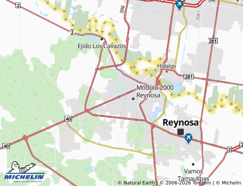 MICHELIN Privada Las Fuentes map - ViaMichelin